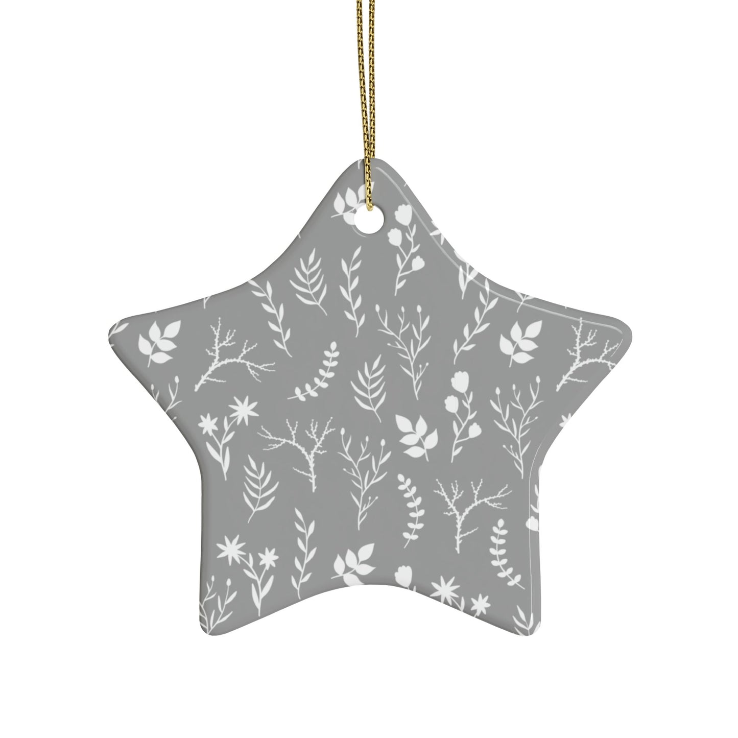 Heart-Shaped Ceramic Ornaments, Floral Christmas Decorations, Personalized Holiday Gifts, Unique Tree Ornaments, Wedding Favors