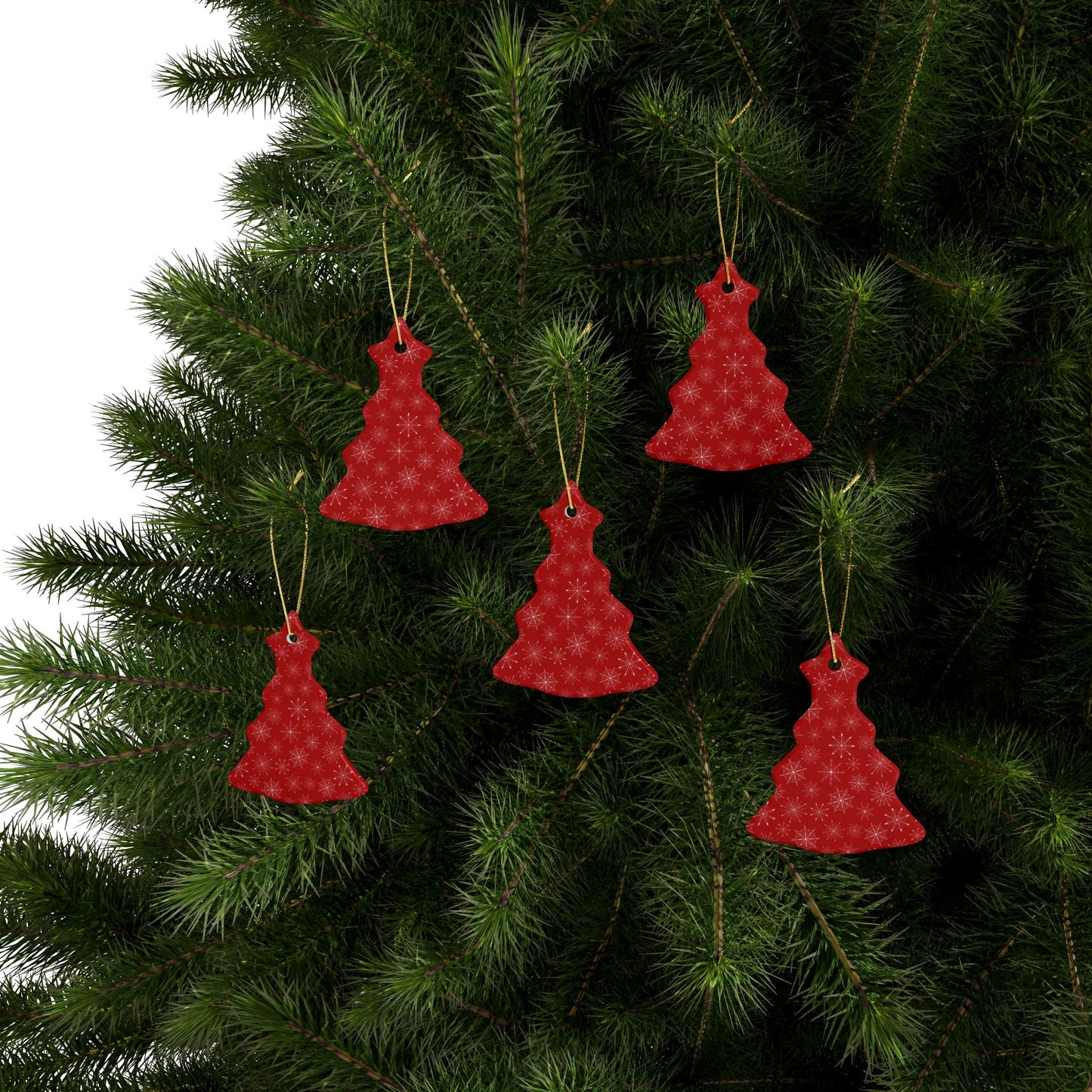 Festive Heart Ceramic Ornaments, Holiday Decorations, Christmas Gifts, Tree Ornaments, Cozy Winter Decor