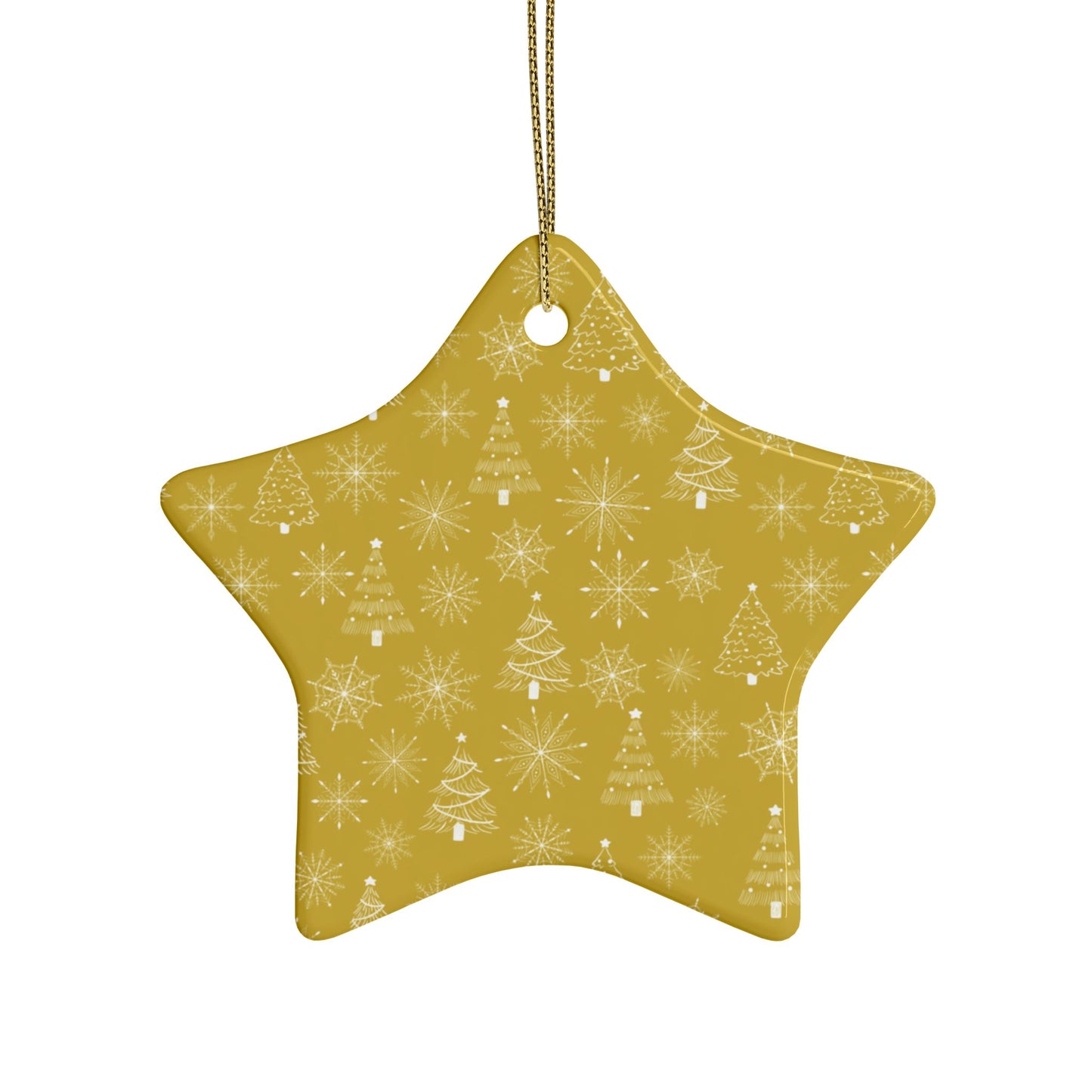 Heart-Shaped Ceramic Ornaments, Holiday Decor, Christmas Tree Ornaments, Unique Gift, Festive Home Decoration