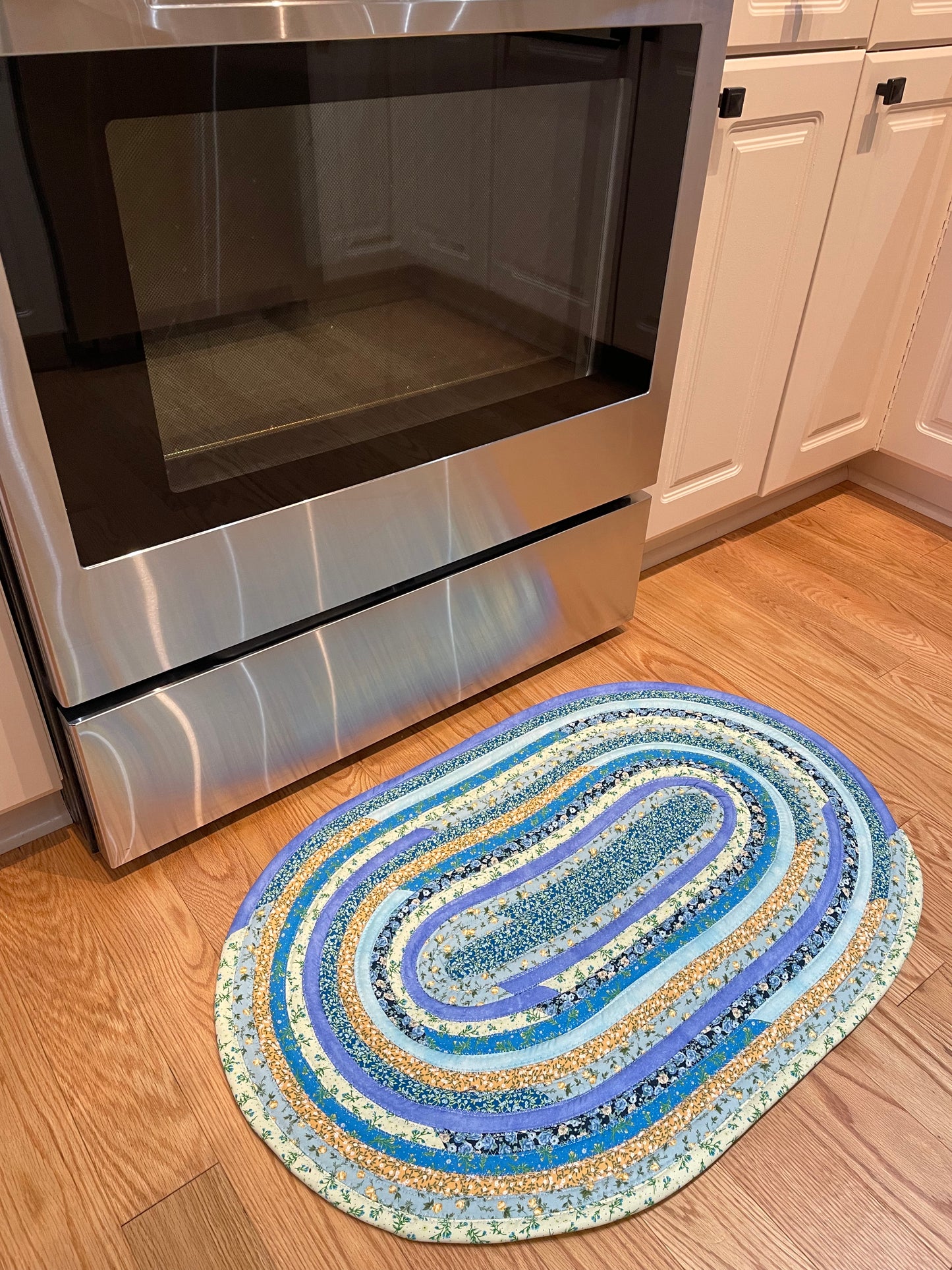 Floral Kitchen Accent Rug Washable Cotton Kitchen Rug