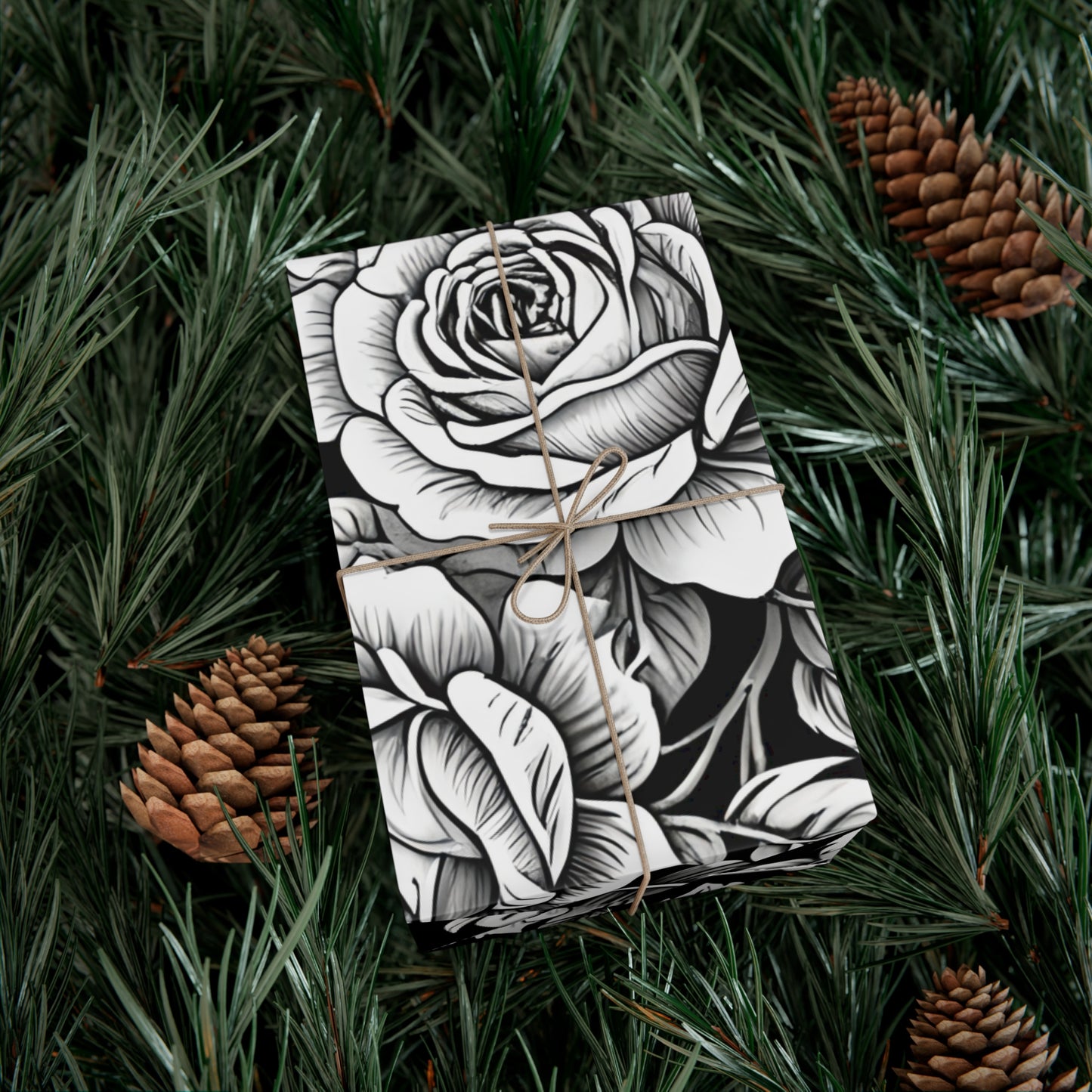 Elegant Floral Gift Wrap Papers, Premium Wrapping Paper for Special Occasions, Birthday, Wedding, Christmas, Eco-friendly Wrapping