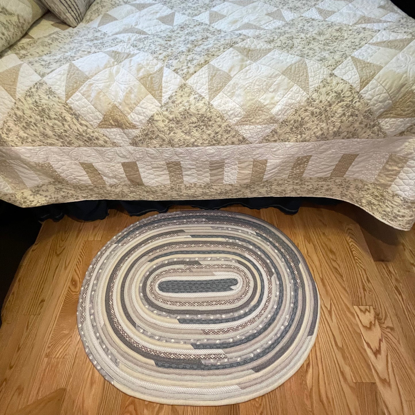 Grey Modern Farmhouse Kitchen Sink Rug, Vaniety Rug, Washable Cotton Rug