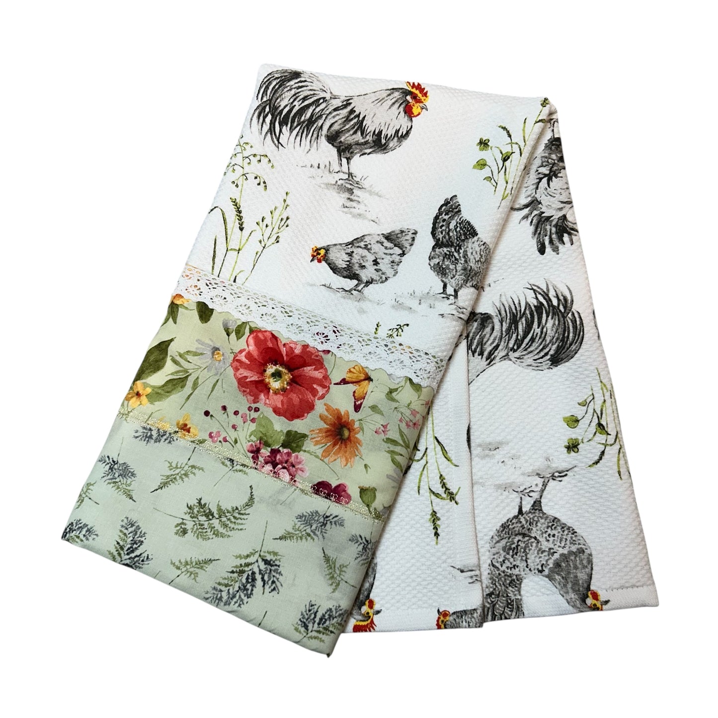 Farmhouse Chicken Dish Towel