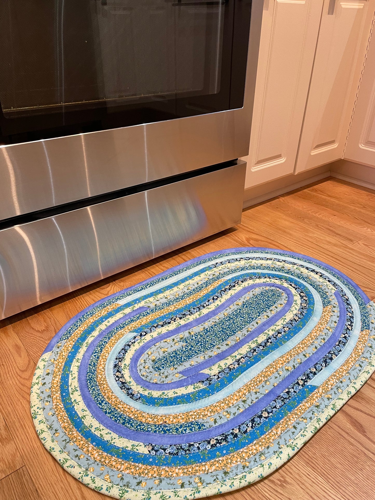 Floral Kitchen Accent Rug Washable Cotton Kitchen Rug