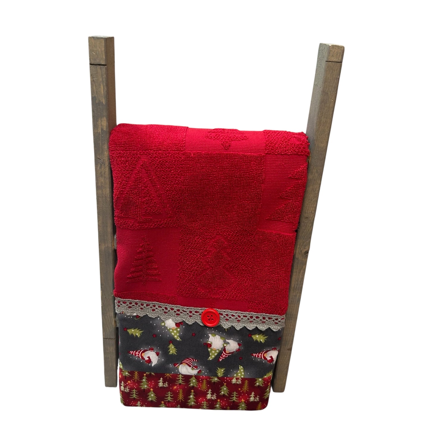 Gnome Christmas Tea Towel