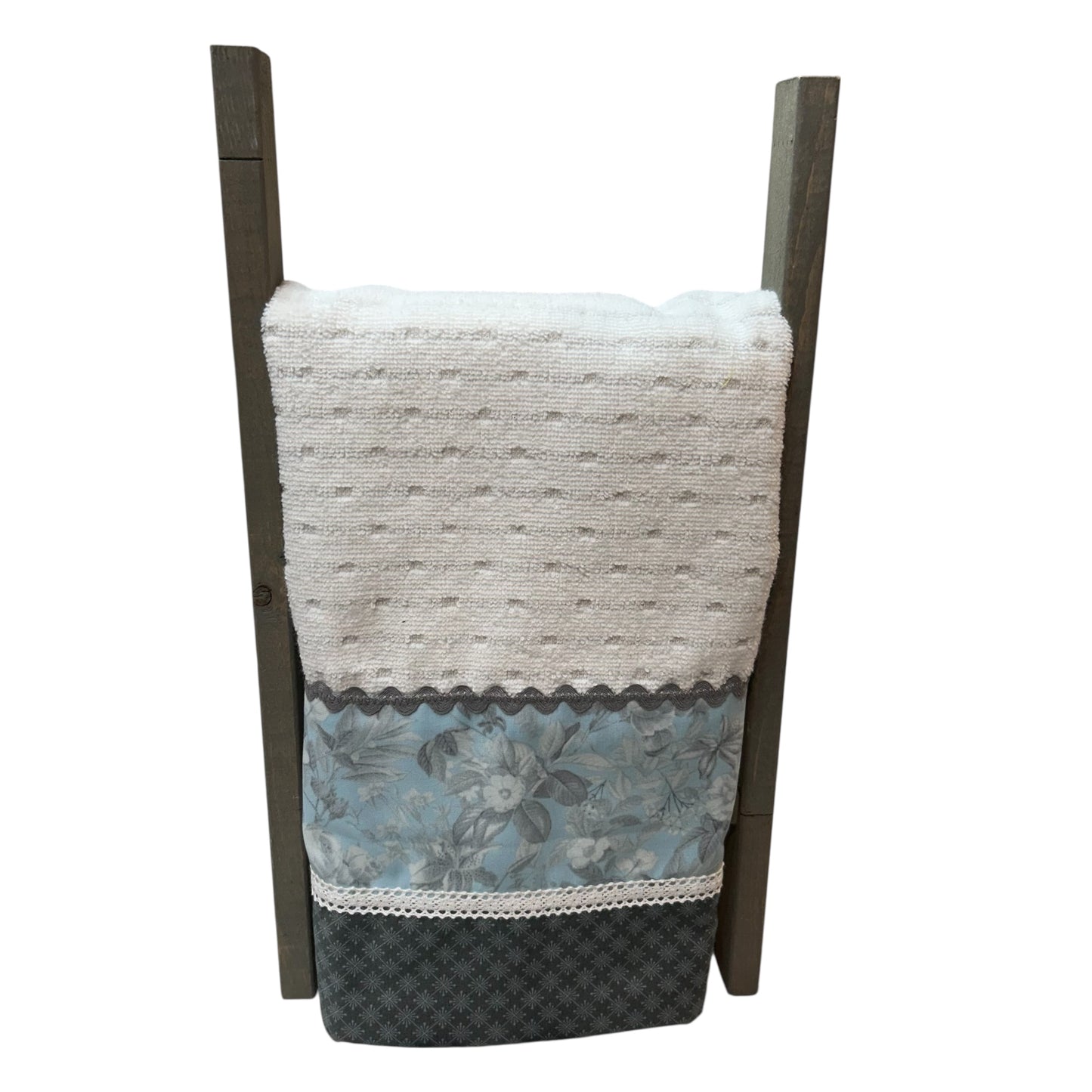 Blue Floral Farmhouse Dish Towel