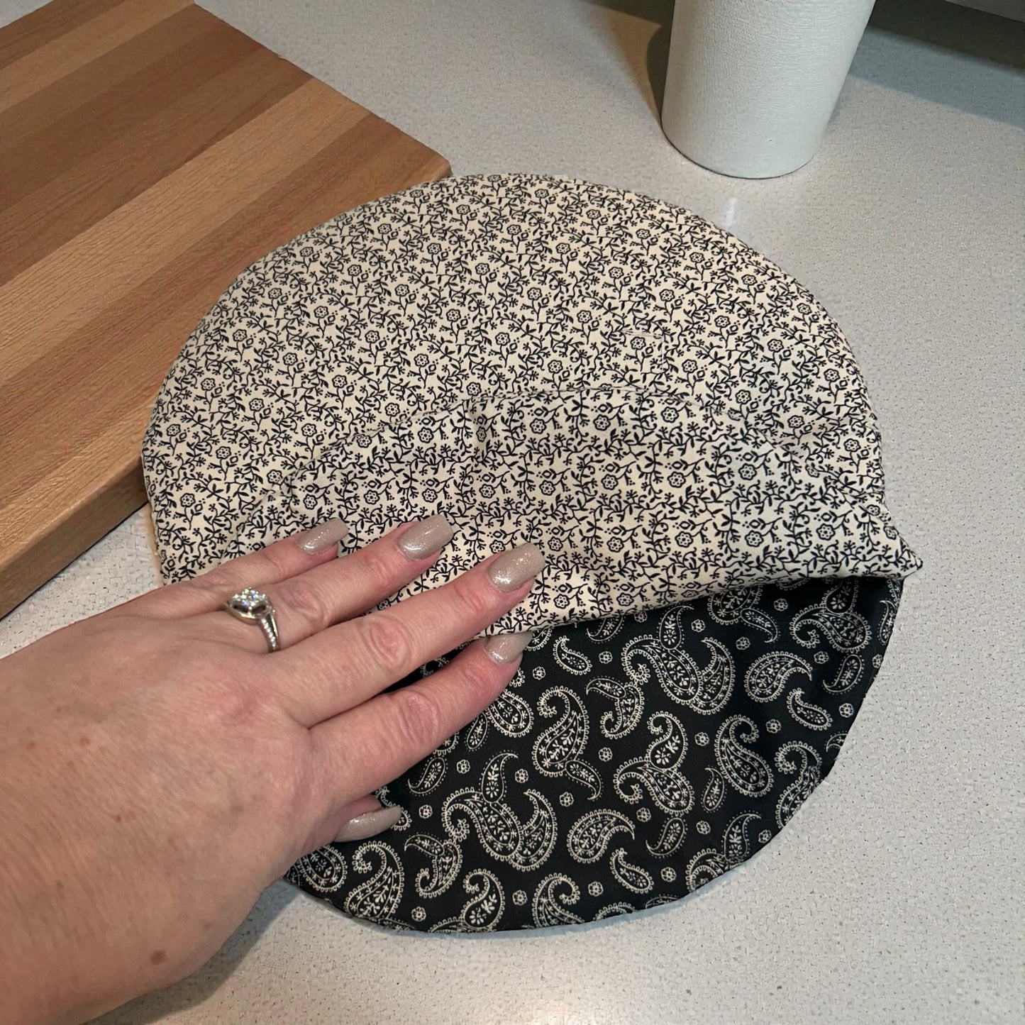 Bun Warming Bag | Tortilla Warming Bag | Microwave Potato Bag