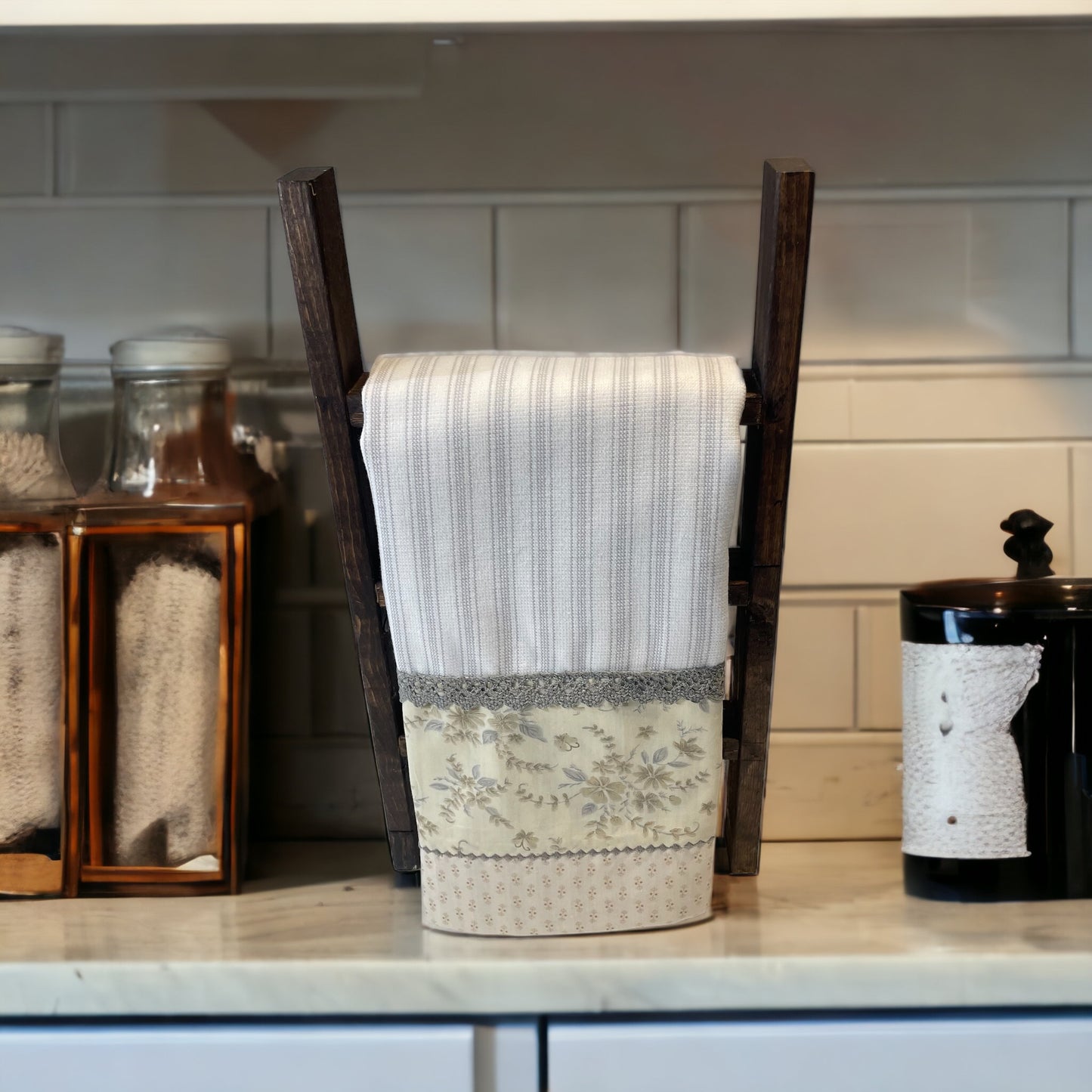 Floral Farmhouse Kitchen Dish Towel