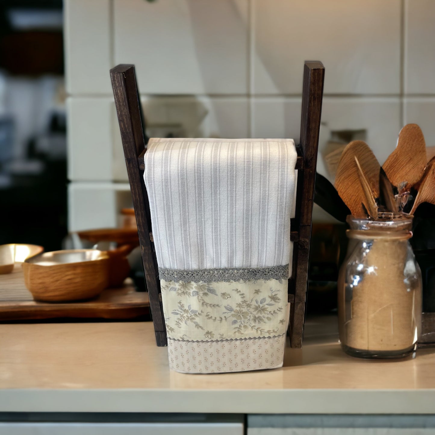 Floral Farmhouse Kitchen Dish Towel