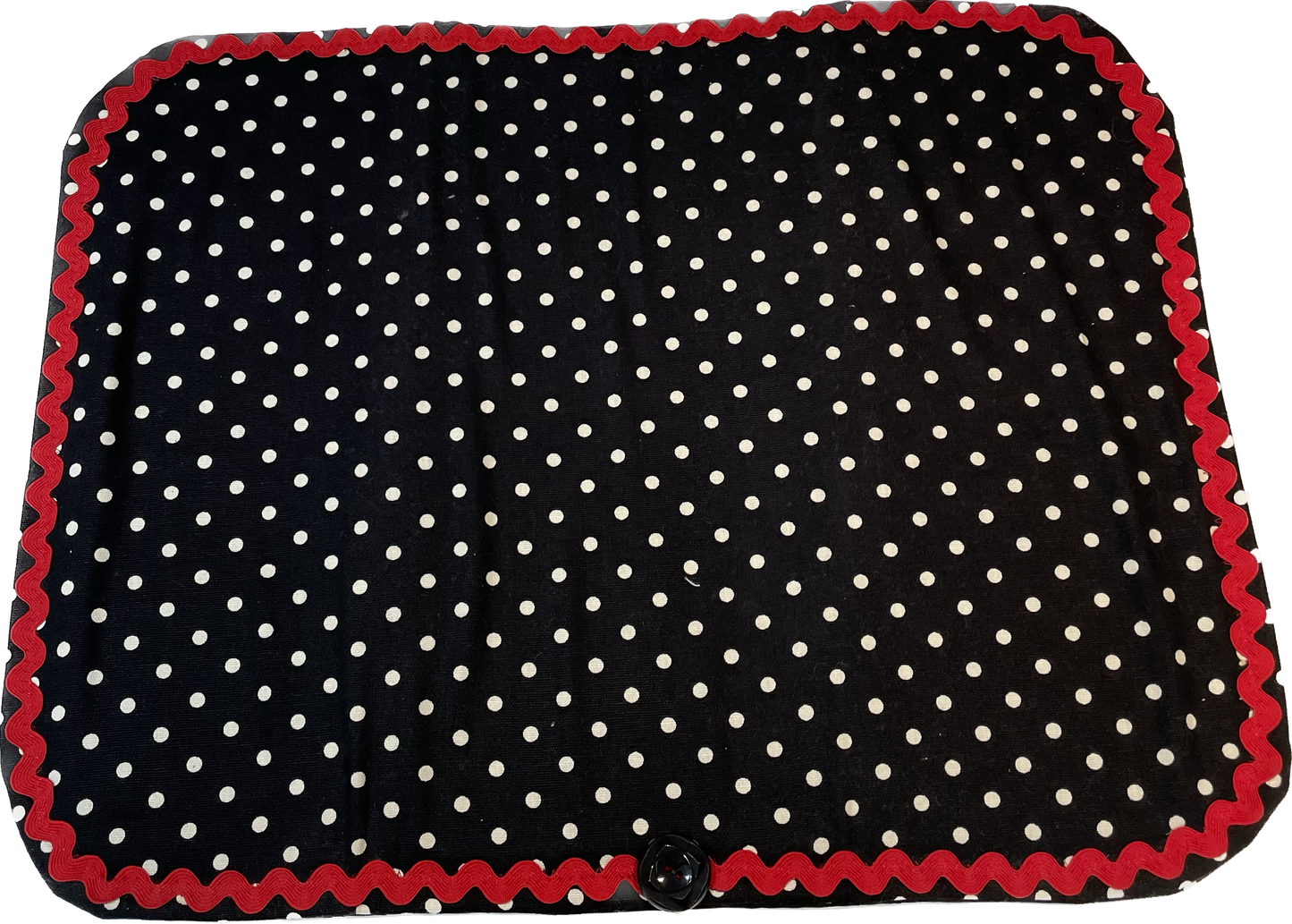Black and White Kitchen Dish Drying Mat For Kitchen Sink Vintage Polka Dot Drying Mat For Kitchen