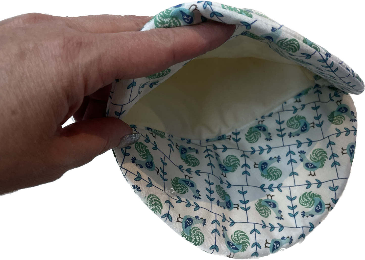 Handmade Farmhouse-Style Bun Warmer - 100% Cotton Dinner Roll & Tortilla Keeper