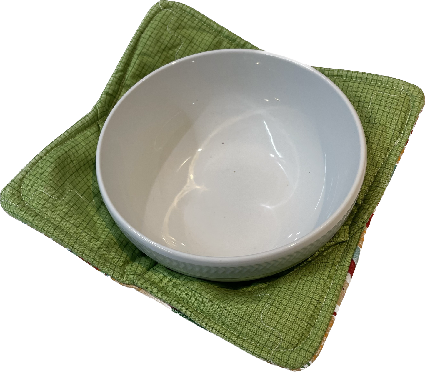 Soup Bowl Cozy Christmas Themed Reversible Microwave Soup Bowl Cozy