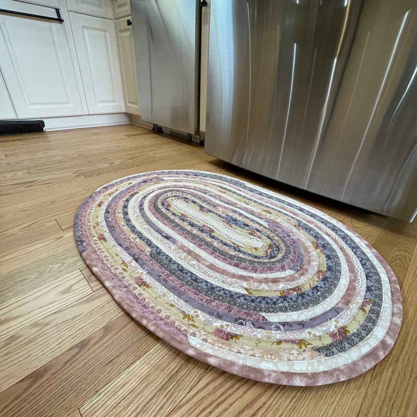 Nursery Room Rug Or Kitchen Rug Washable Cotton Bathtub Mat Made in Canada