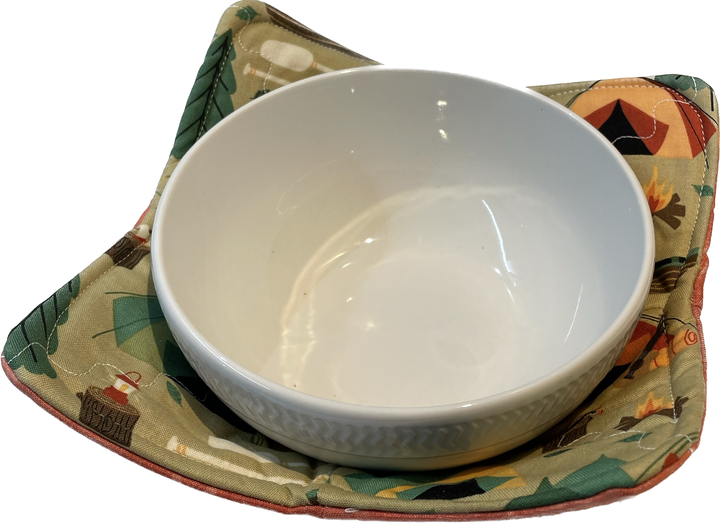 Soup Bowl Cozy for Microwave Hot Bowl Hug Made of Cotton Reversible Soup Cozy Hot Pad