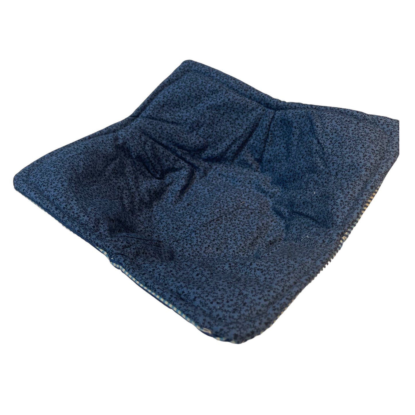 Soup Bowl Cozy Blue Reversible Microwave Soup Cozy