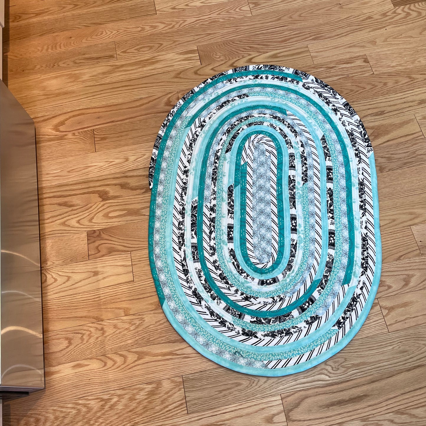 Teal Kitchen Accent Rug For Sink Vanity Rug Or Bathmat