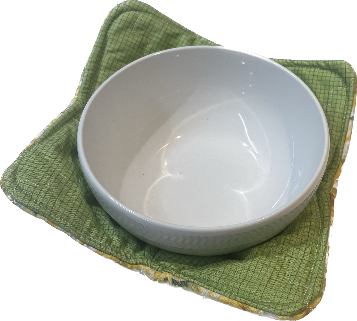 Sunflower Print Soup Bowl Cozy Reversible Hot Bowl Cozy For Microwave Soup Bowl Hug