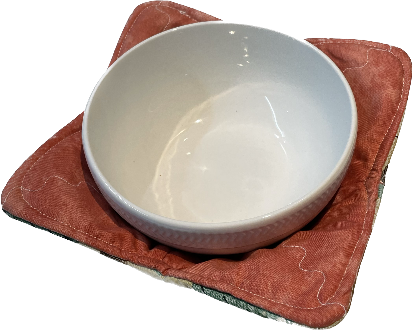 Soup Bowl Cozy for Microwave Hot Bowl Hug Made of Cotton Reversible Soup Cozy Hot Pad