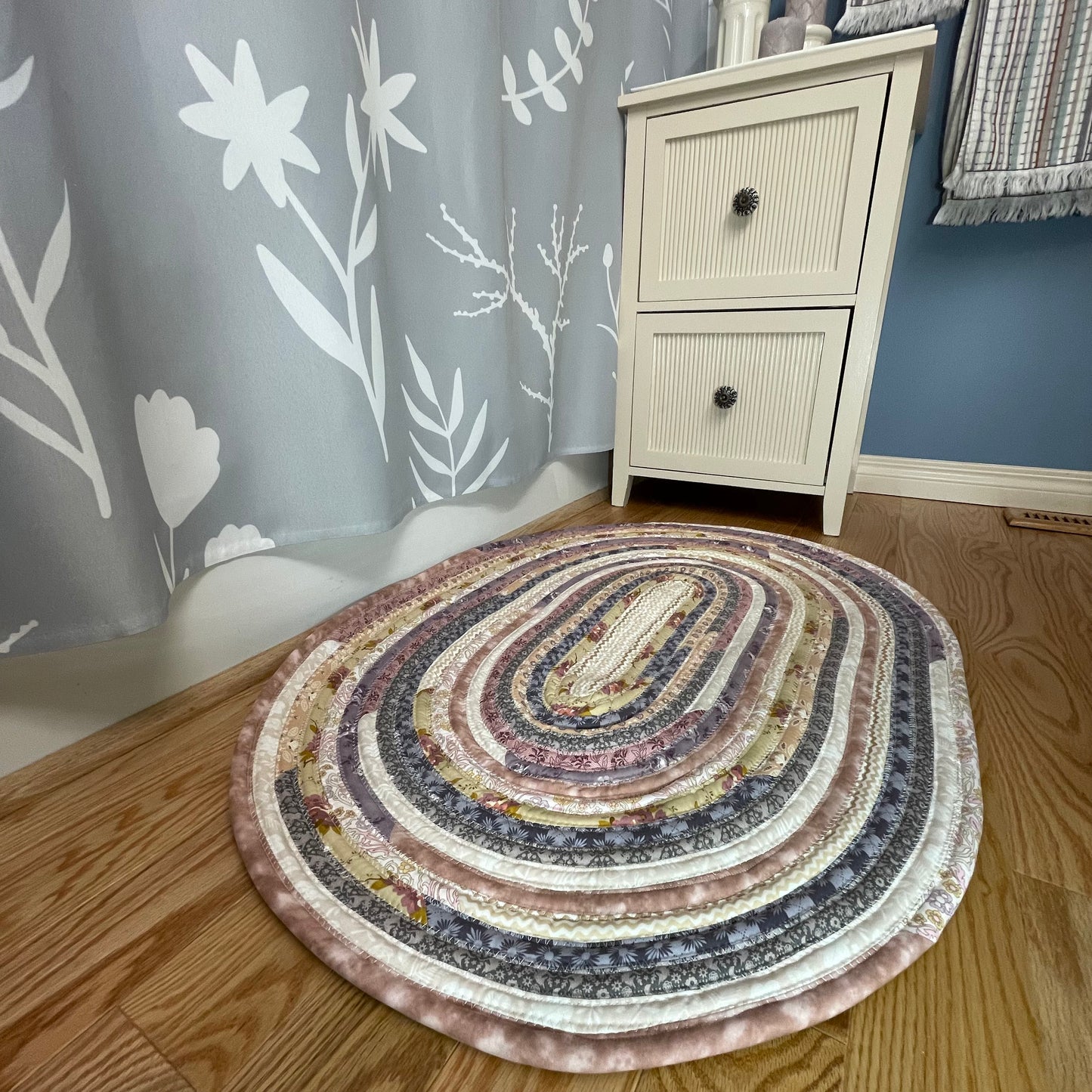 Nursery Room Rug Or Kitchen Rug Washable Cotton Bathtub Mat Made in Canada