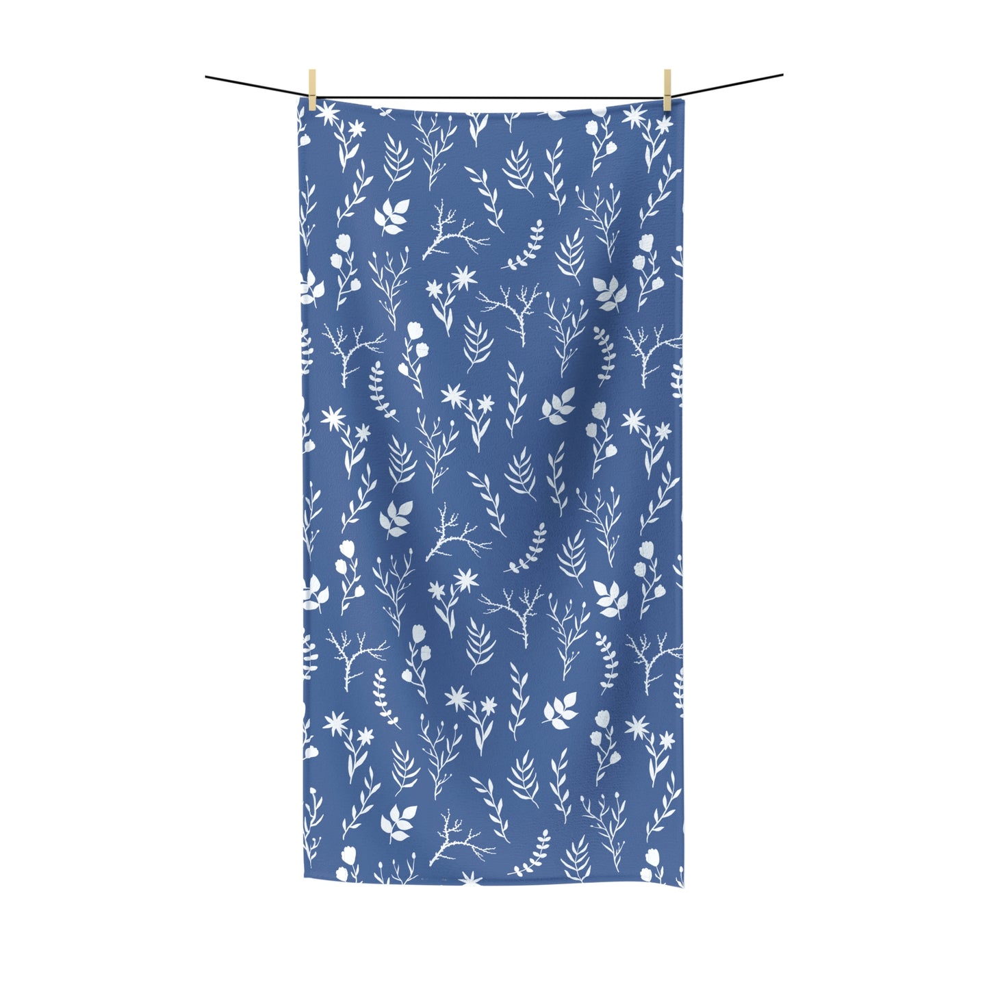 Indigo Floral Luxurious Bath Towel | 2 Sizes Available
