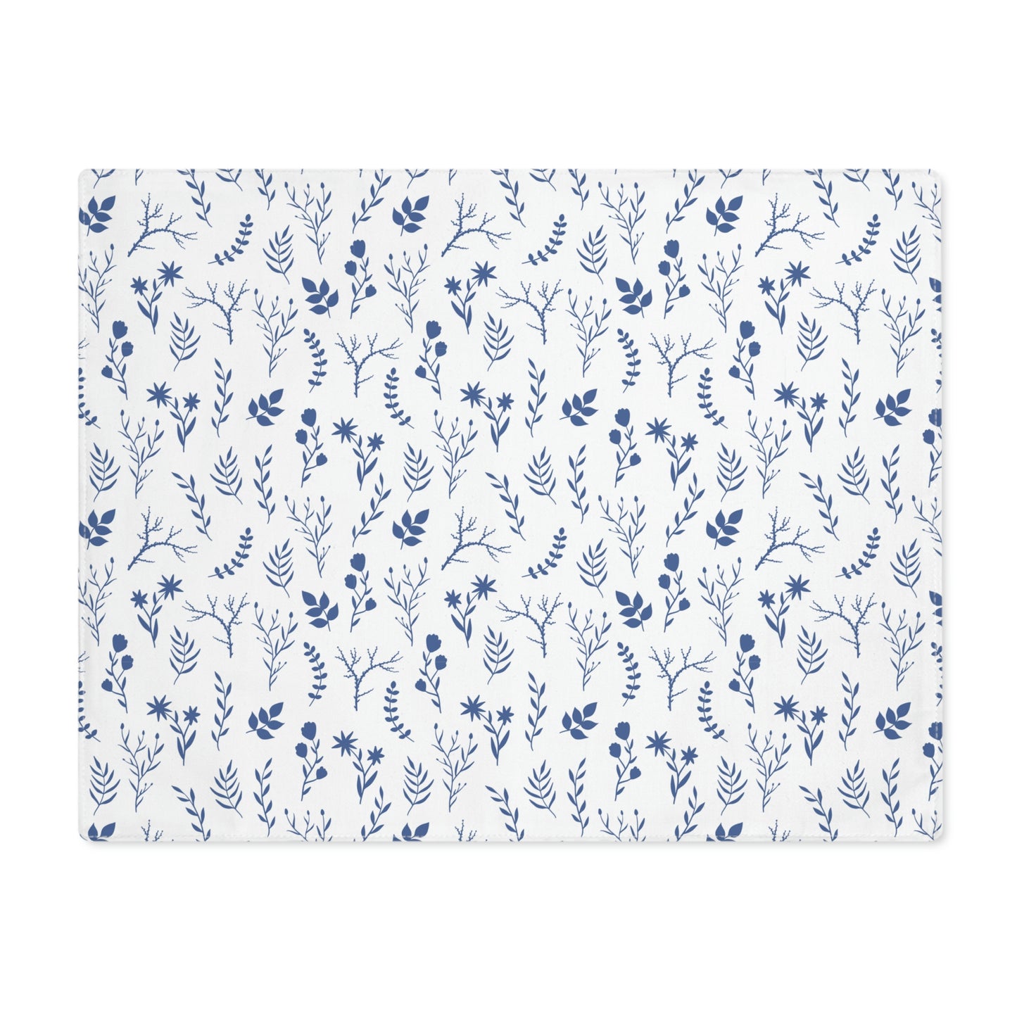 Blue Floral Kitchen Table Placemat