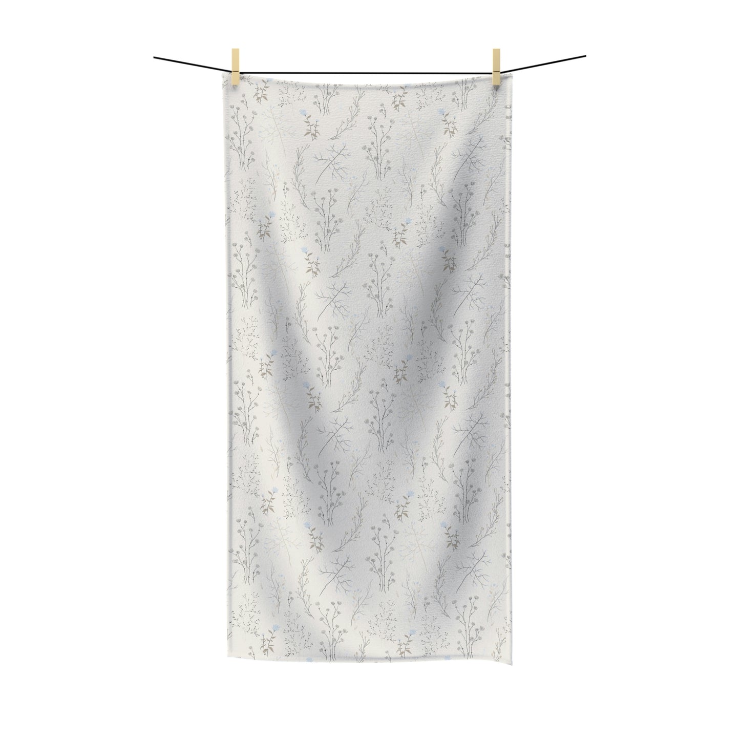 Off White Floral Bath Towel | 2 Sizes Available