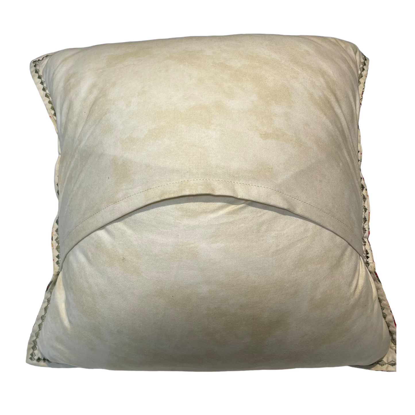 Christmas Pillow Sham, Vintage Santas and Snowmen. Insert sold Separately - Home Stitchery Decor