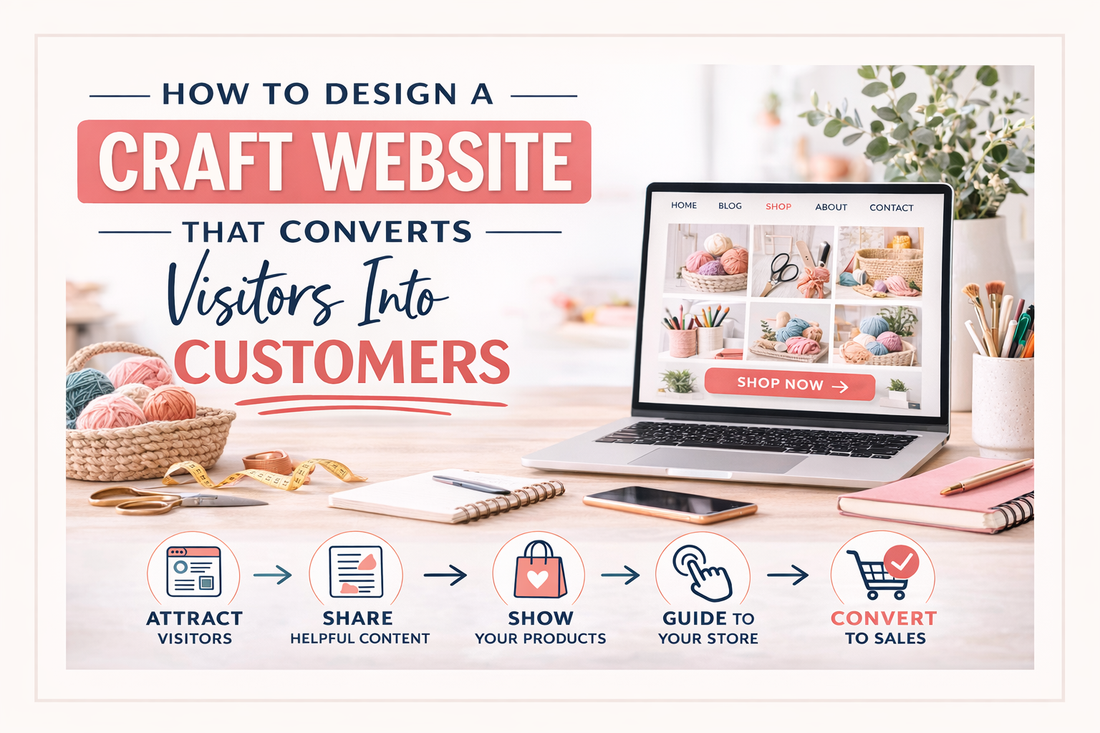 How to Design a Craft Website That Converts Visitors Into Customers