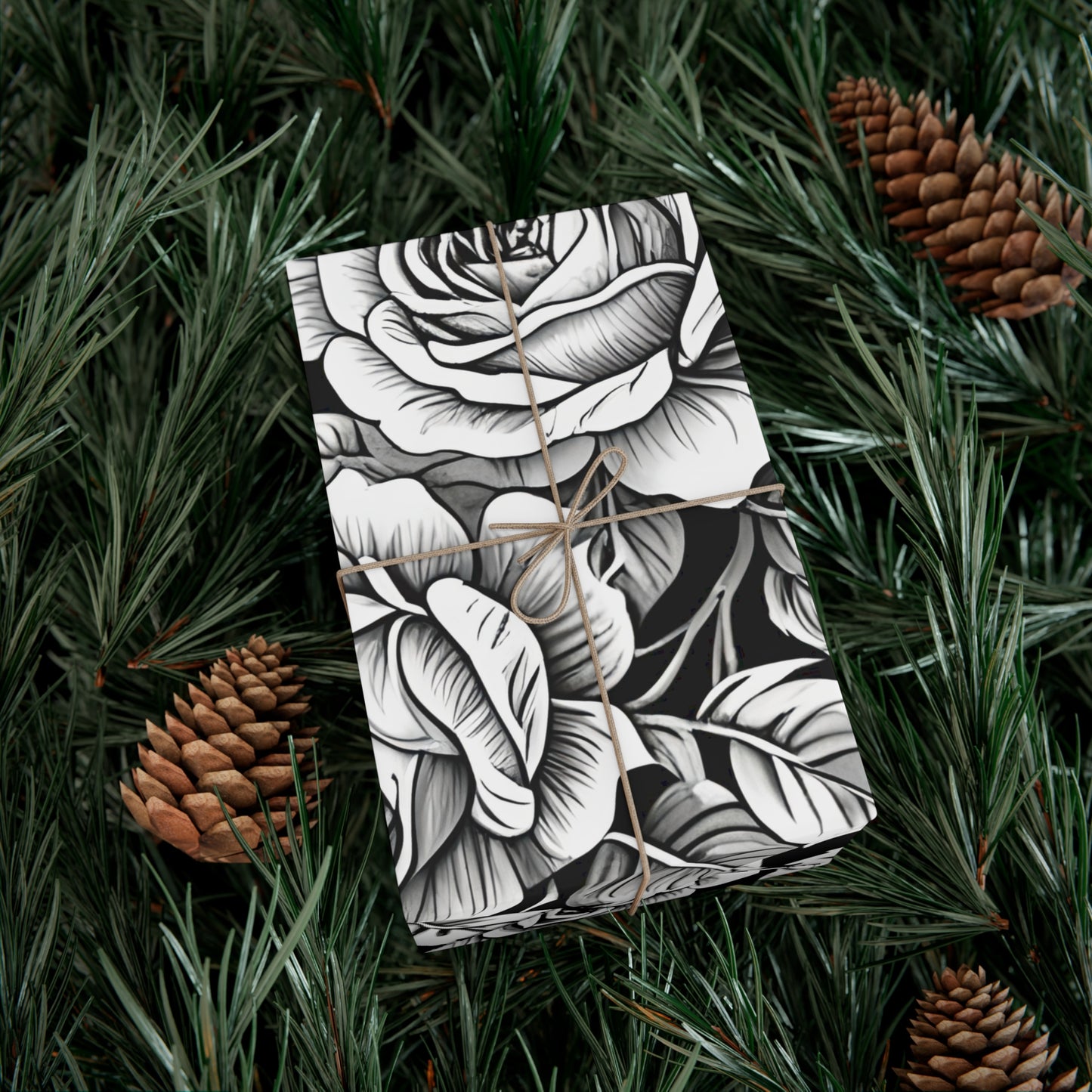 Elegant Floral Gift Wrap Papers, Premium Wrapping Paper for Special Occasions, Birthday, Wedding, Christmas, Eco-friendly Wrapping