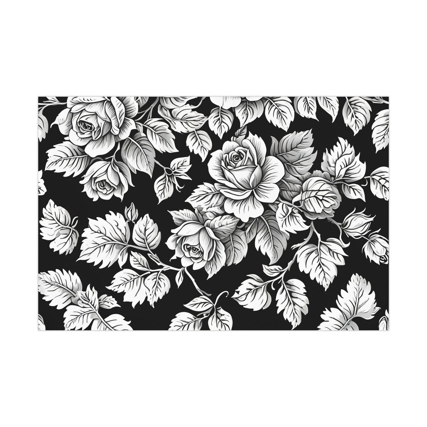 Elegant Floral Gift Wrap Papers, Premium Wrapping Paper for Special Occasions, Birthday, Wedding, Christmas, Eco-friendly Wrapping