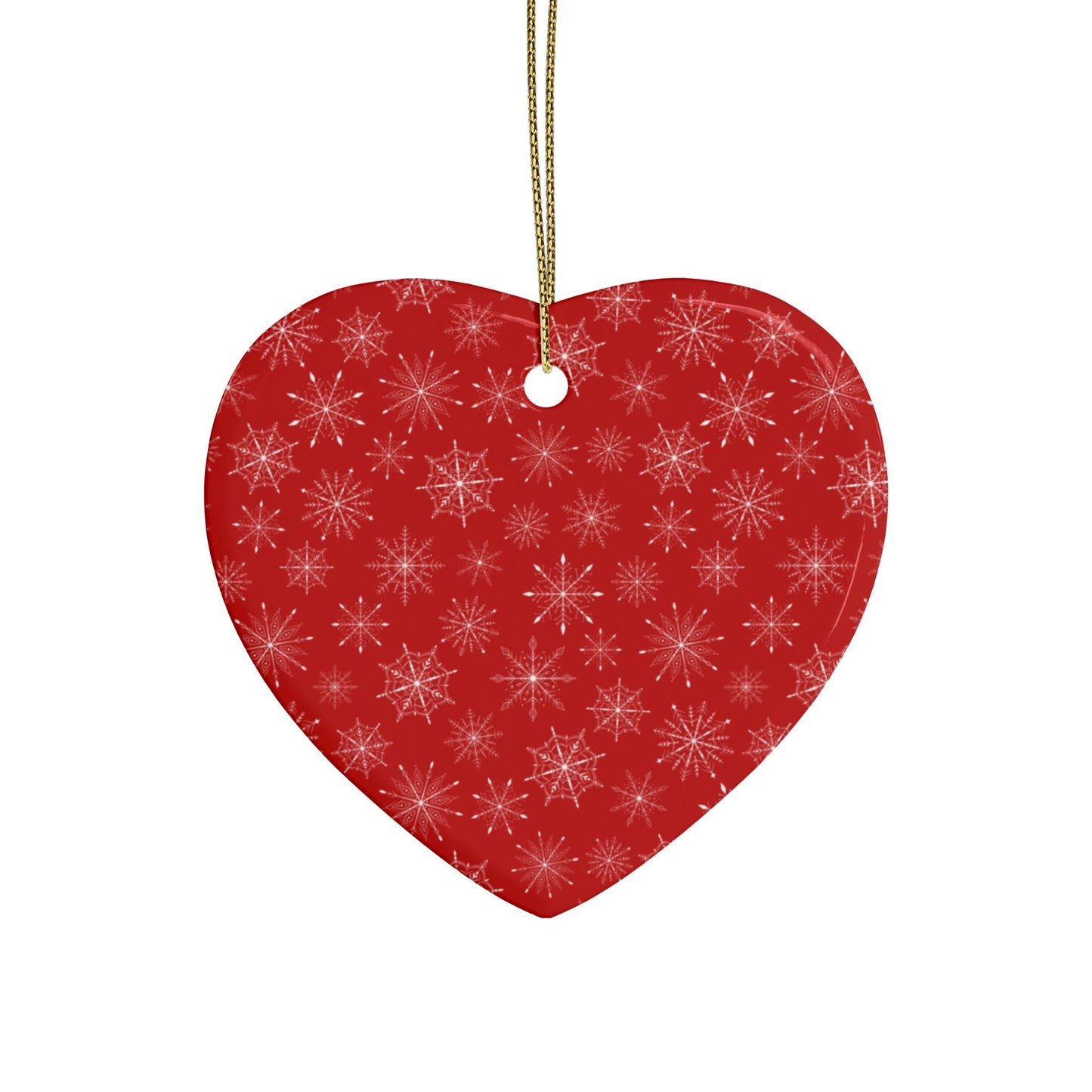 Festive Heart Ceramic Ornaments, Holiday Decorations, Christmas Gifts, Tree Ornaments, Cozy Winter Decor