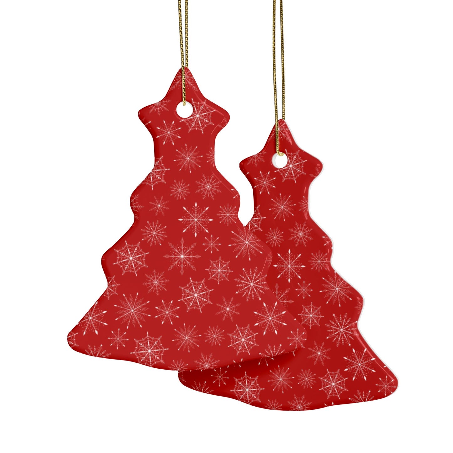 Festive Heart Ceramic Ornaments, Holiday Decorations, Christmas Gifts, Tree Ornaments, Cozy Winter Decor