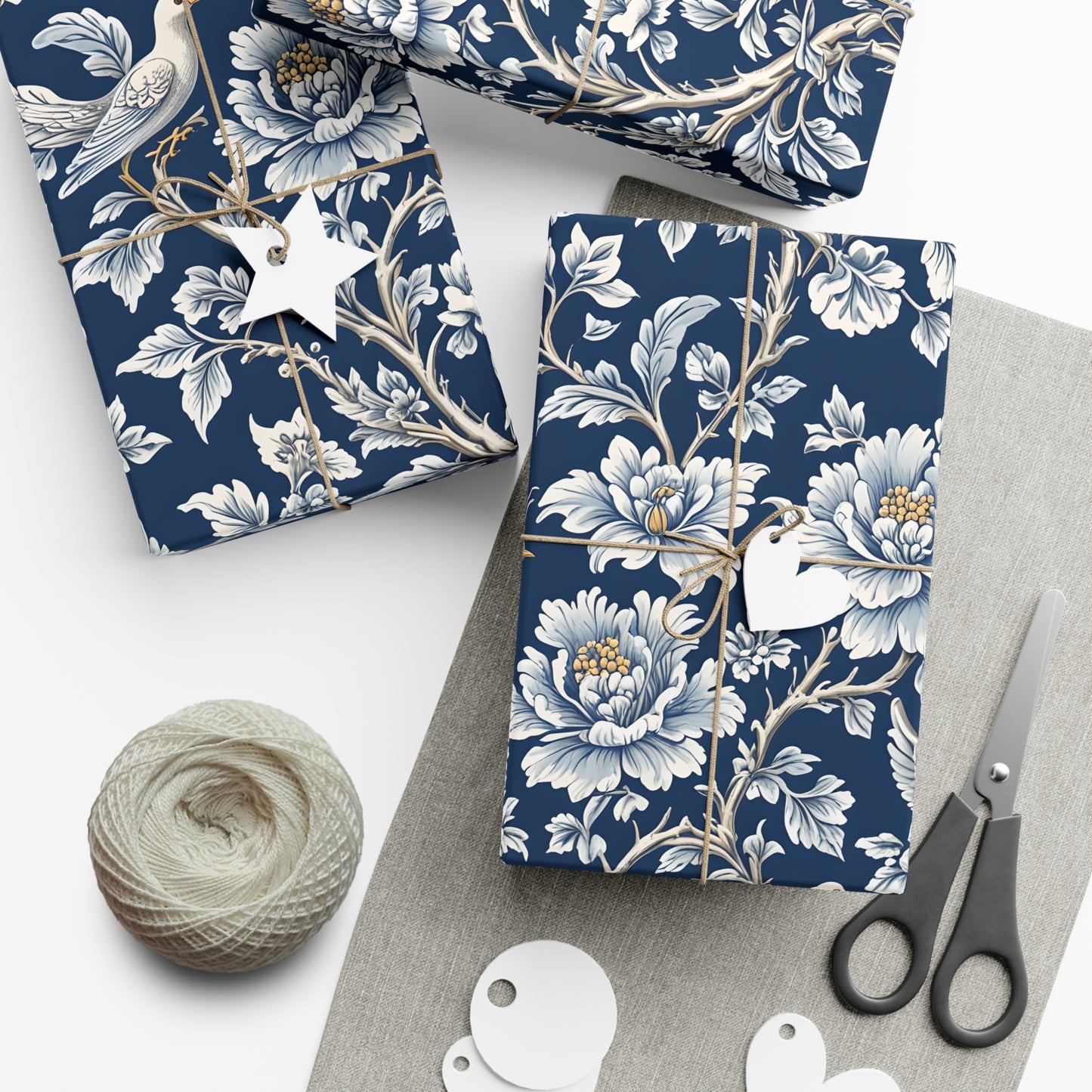 Elegant Floral Gift Wrap Papers for Any Occasion, Birthday, Wedding, Holiday, Eco-friendly Gift Packaging, Unique Present Wrapping