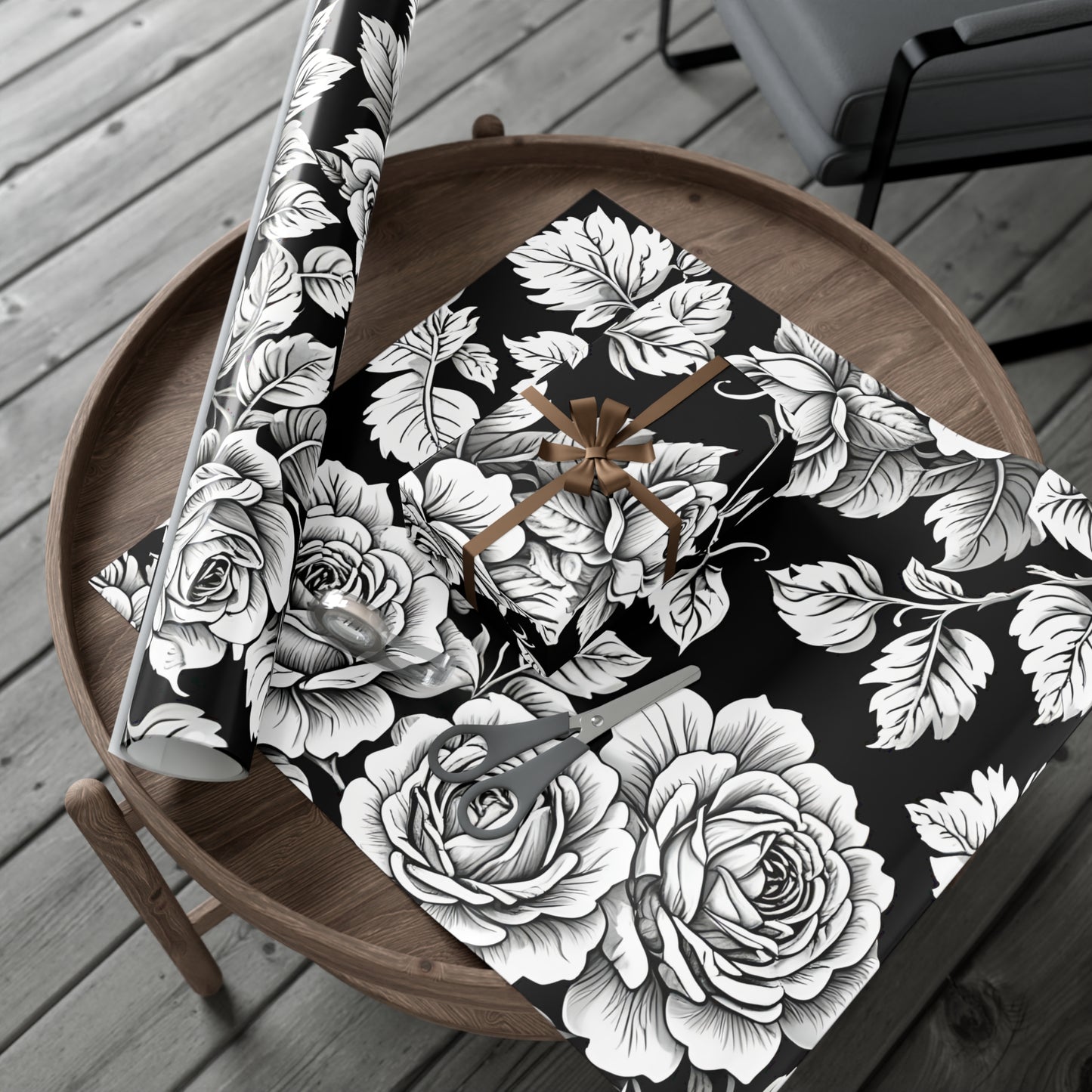 Elegant Floral Gift Wrap Papers, Premium Wrapping Paper for Special Occasions, Birthday, Wedding, Christmas, Eco-friendly Wrapping