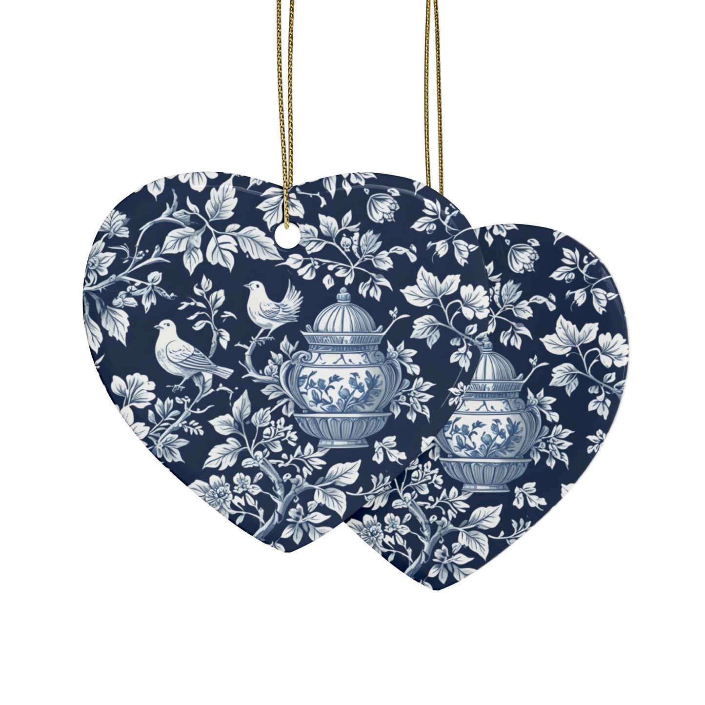 Elegant Ceramic Ornaments: Charming Home Decor, Seasonal Gifts, Wedding Favors, Holiday Decorations, Heart-Shaped Keepsakes