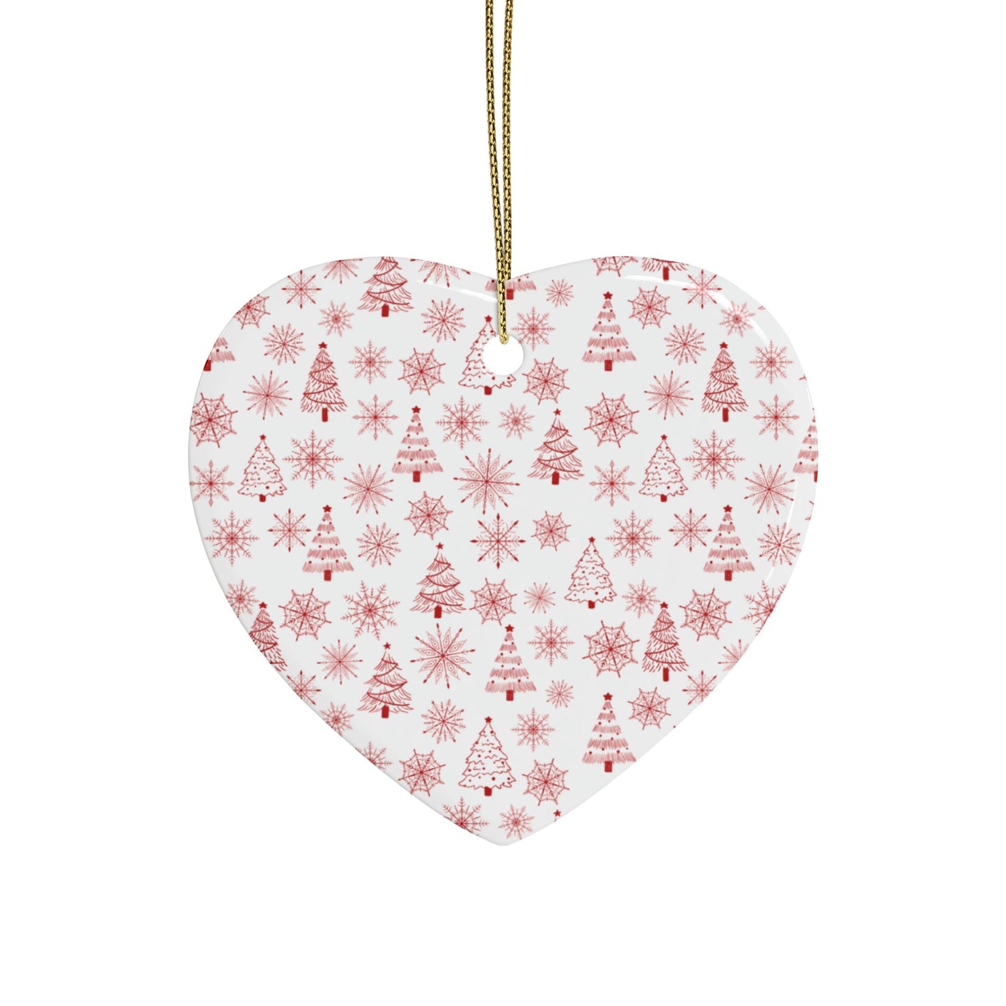 Heart-Shaped Holiday Ceramic Ornaments, Festive Tree Decorations, Customizable Gift, Christmas Decor, Unique Keepsakes, Seasonal Home [...]