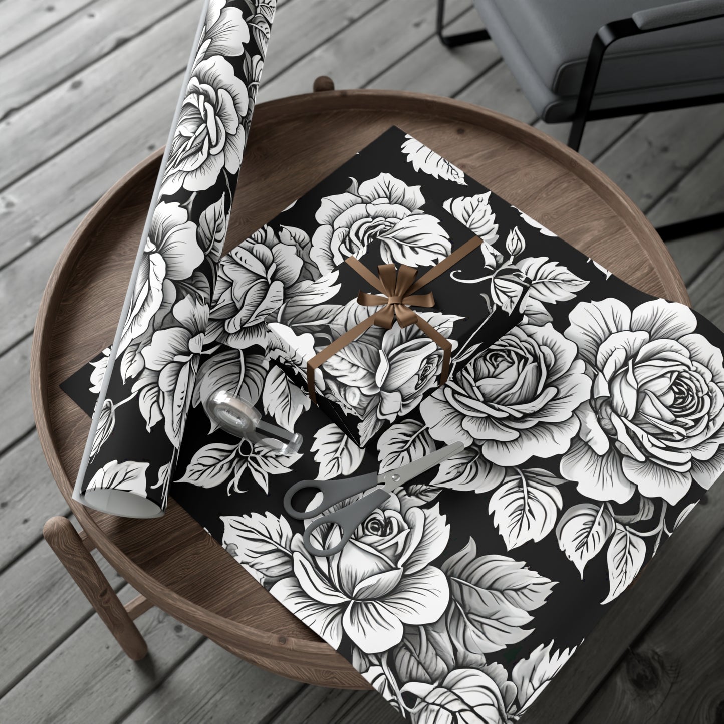 Elegant Floral Gift Wrap Papers, Premium Wrapping Paper for Special Occasions, Birthday, Wedding, Christmas, Eco-friendly Wrapping