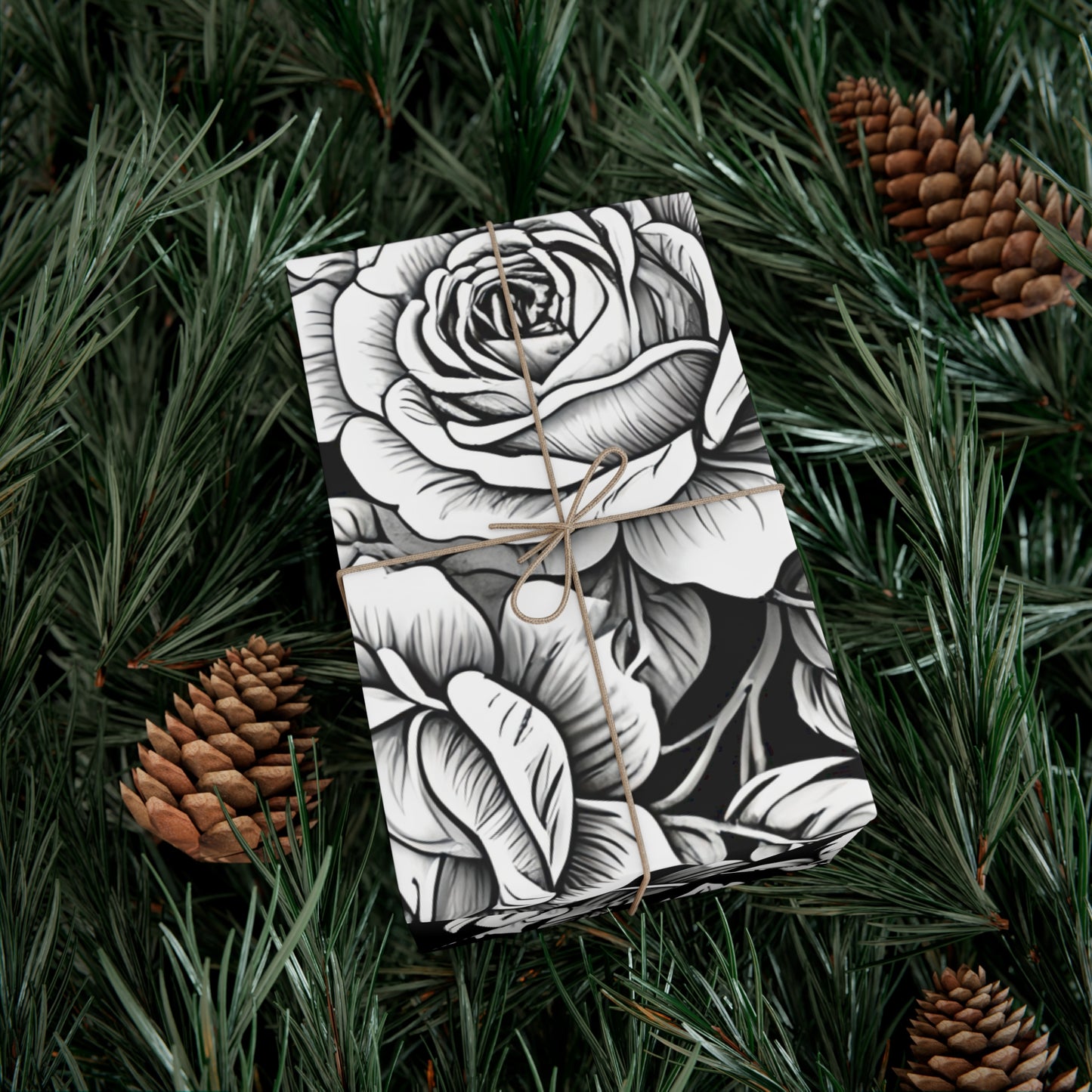 Elegant Floral Gift Wrap Papers, Premium Wrapping Paper for Special Occasions, Birthday, Wedding, Christmas, Eco-friendly Wrapping