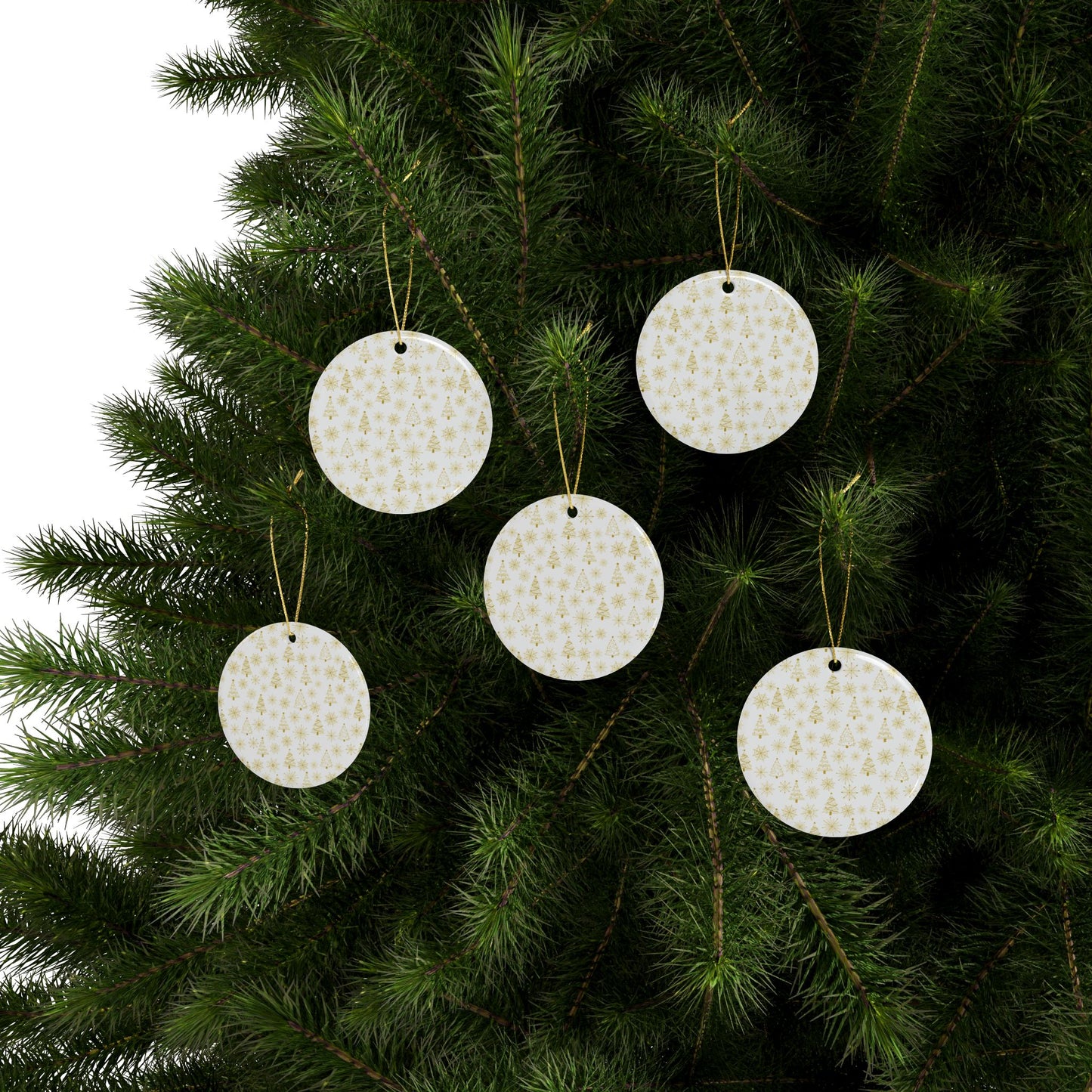 Heart-Shaped Ceramic Ornaments - Festive Holiday Decor, Personalized Gift, Christmas Tree Decoration, Winter Keepsakes, Home Ornament