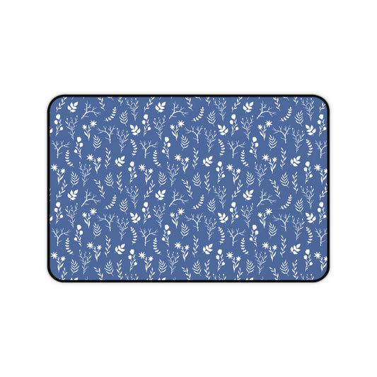 Floral Desk Mat - Elegant Office Decor for Home and Workspace