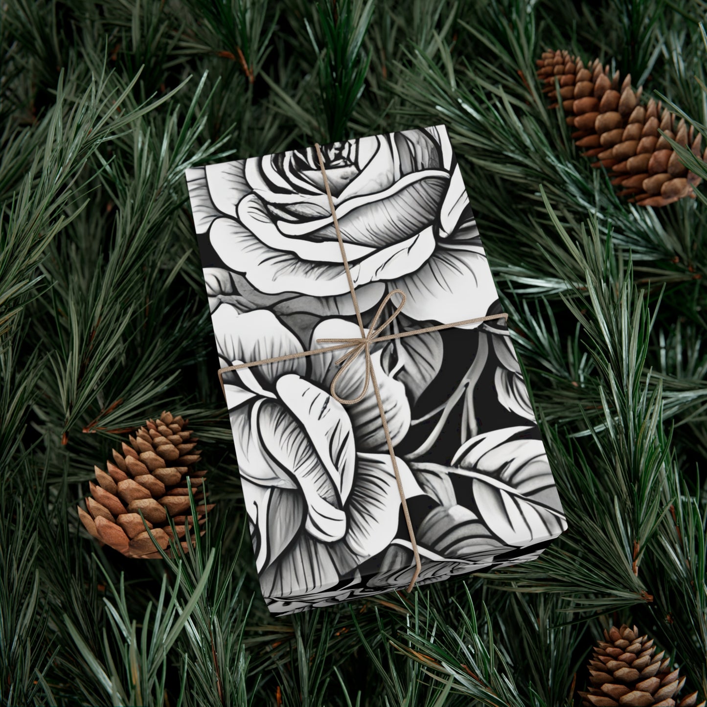 Elegant Floral Gift Wrap Papers, Premium Wrapping Paper for Special Occasions, Birthday, Wedding, Christmas, Eco-friendly Wrapping