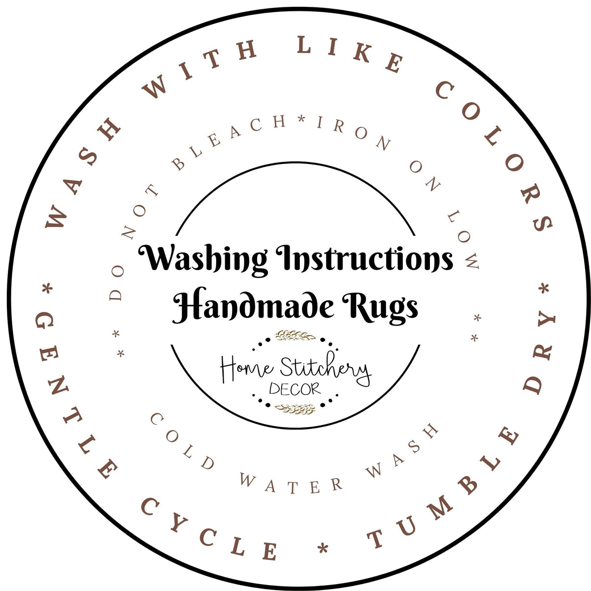 Black & Cream Jelly Roll Rug – 30.5 x 20 Inch Oval Handmade Cotton Kitchen Rug | Washable Farmhouse Floor Rug