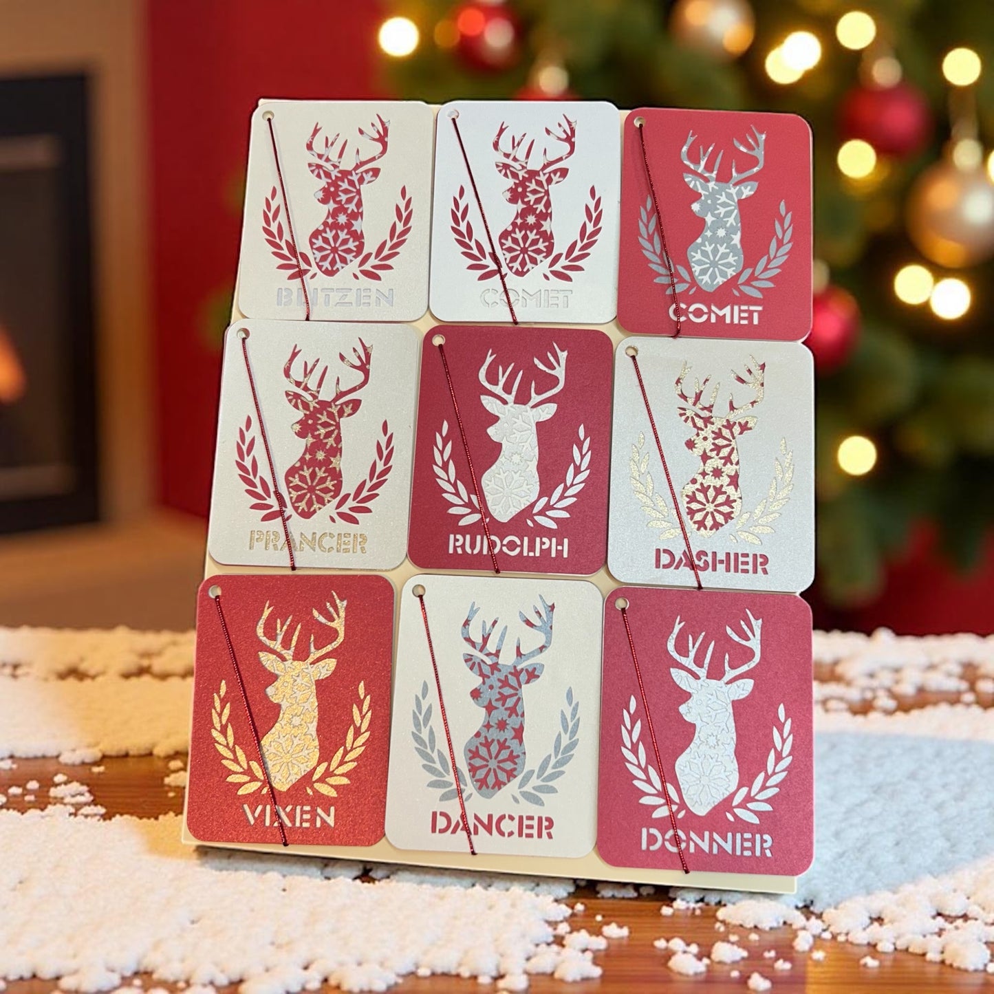 Reindeer Tags - SVG FILES