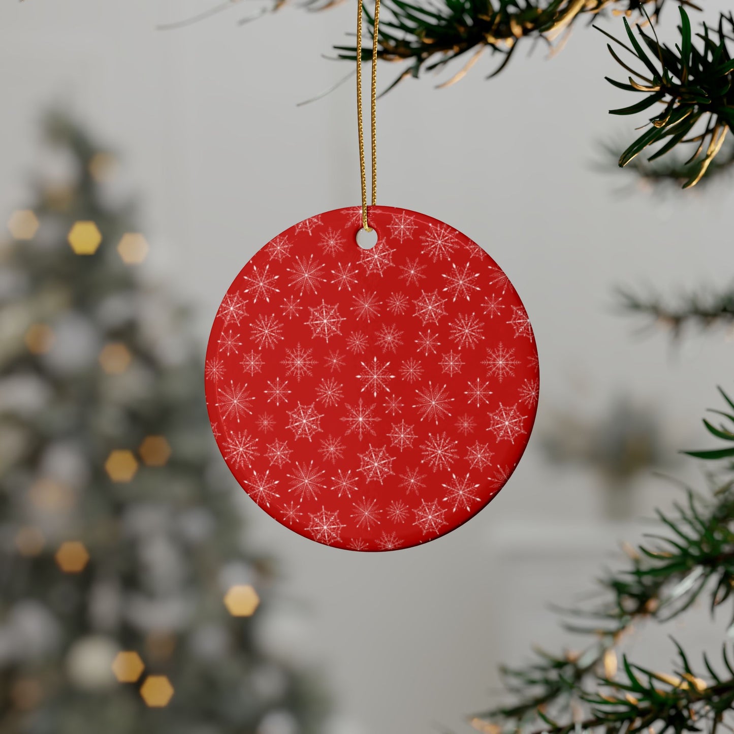 Festive Heart Ceramic Ornaments, Holiday Decorations, Christmas Gifts, Tree Ornaments, Cozy Winter Decor