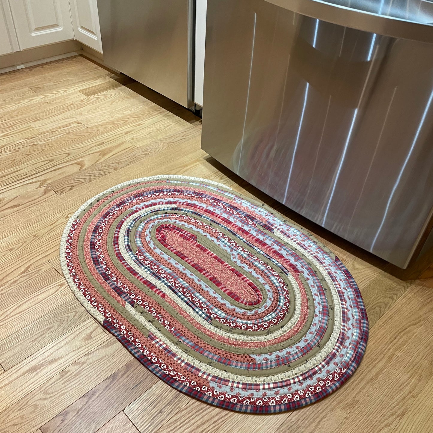 Cute Farmhouse Kitchen Sink Rug Washable Cotton Rug For Decorating