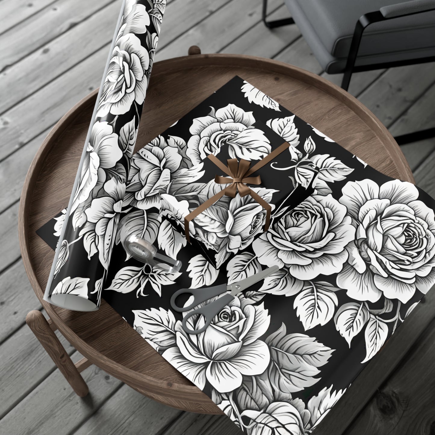 Elegant Floral Gift Wrap Papers, Premium Wrapping Paper for Special Occasions, Birthday, Wedding, Christmas, Eco-friendly Wrapping