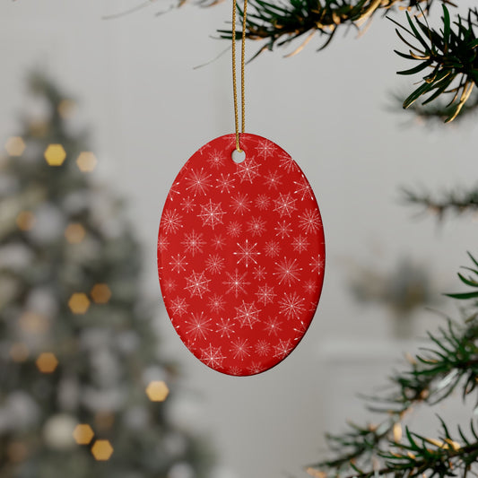 Festive Heart Ceramic Ornaments, Holiday Decorations, Christmas Gifts, Tree Ornaments, Cozy Winter Decor