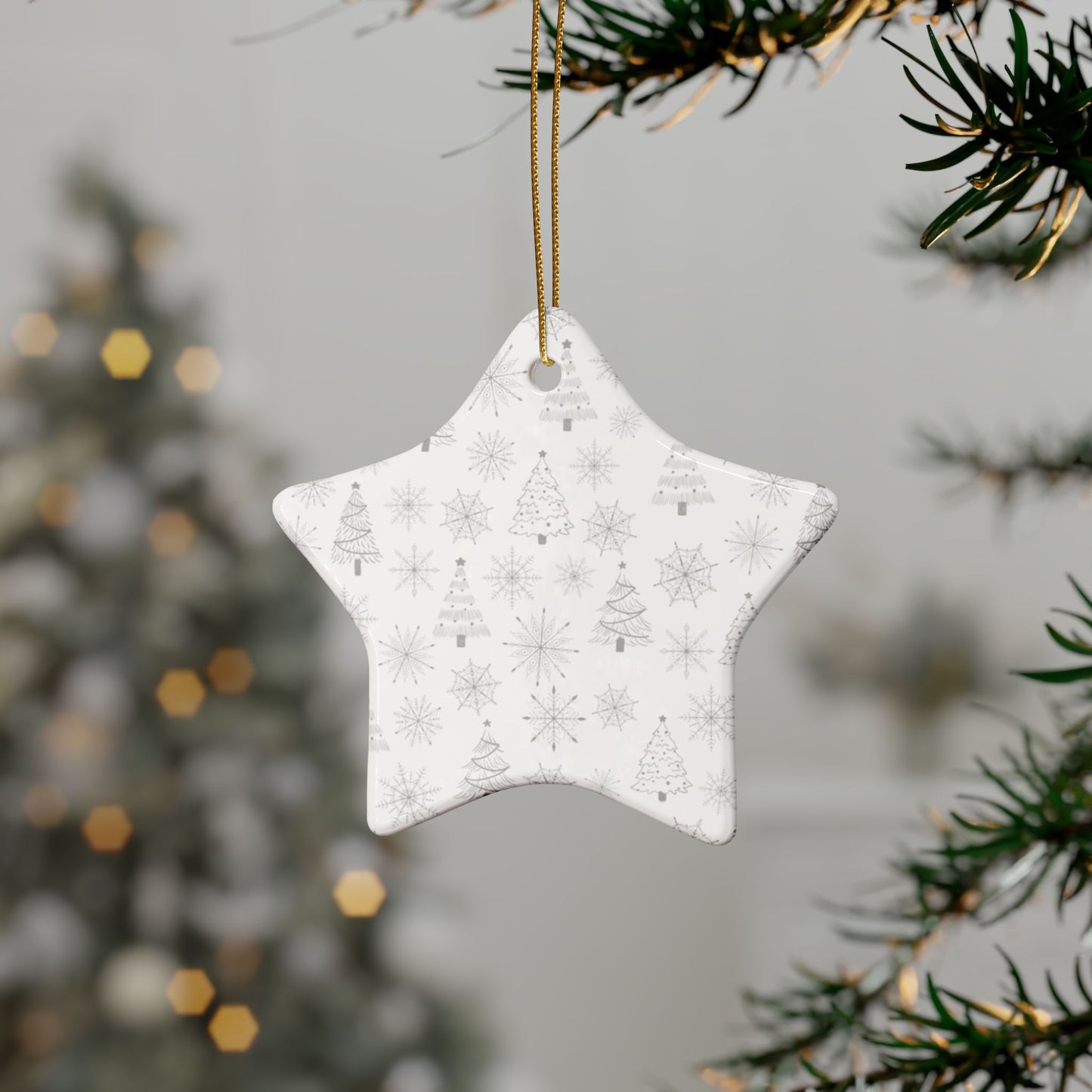 Heart-Shaped Ceramic Ornaments, Holiday Decor, Christmas Gift, Tree Decorations, Keepsakes, Festive Home Accents