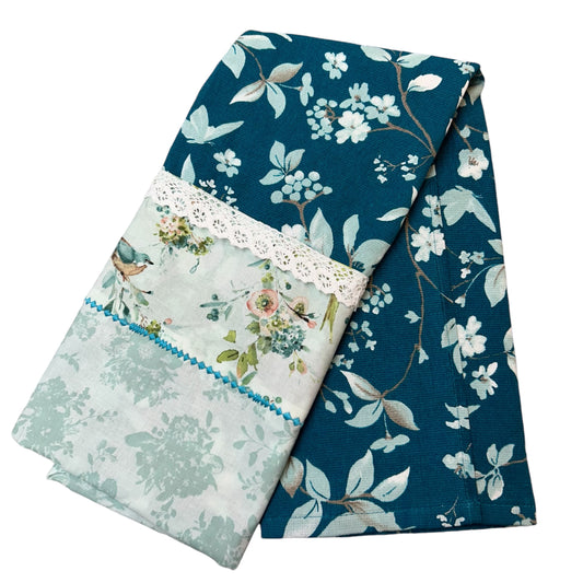 Charming Teal Dish Towel