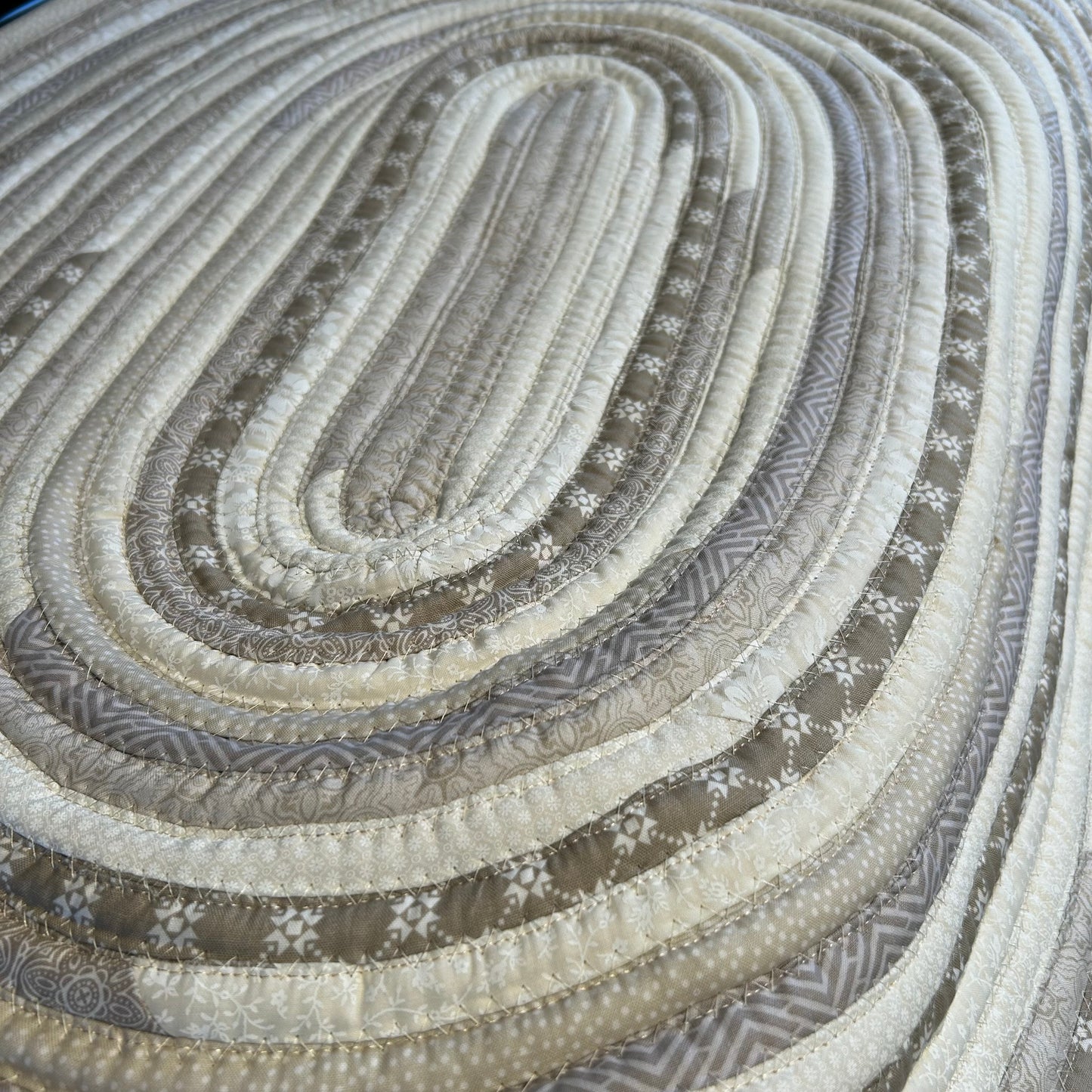 Subtle Taupe Farmhouse Kitchen Rug